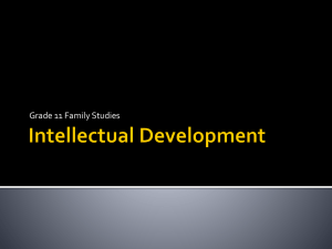 Intellectual-DevelopmentMultipleIntelligence