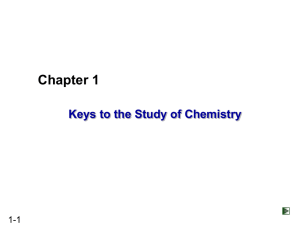 PowerPoint Presentation - Welcome to CHEMISTRY !!!