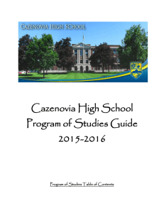 social studies - Cazenovia CSD