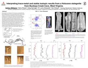 Interpreting trace-metal and stable isotopic results from a Holocene