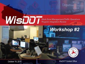 Workshop #2 - Traffic Operations and Safety Laboratory