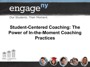 Student-Centered Coaching