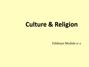 Moral Development, Values & Religion