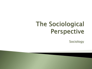 What is Sociology?