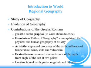 Introduction to World Regional Geography