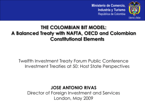 THE COLOMBIAN BIT MODEL - British Institute of International and