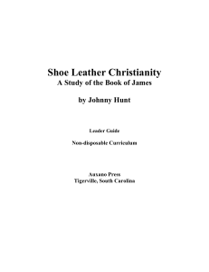 Shoe Leather Christianity