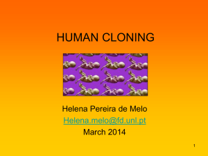 LEGAL ISSUES OF HUMAN CLONING