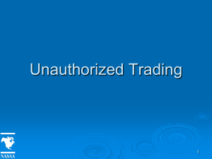 Unauthorized Transactions