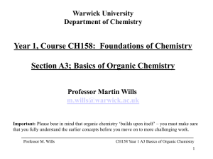 Basics of Organic Chemistry