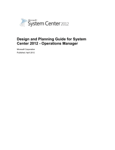 Designing and Planning for Deployment Scenarios