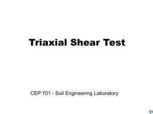 Triaxial Shear Test