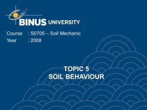 Soil Behaviour - Binus Repository