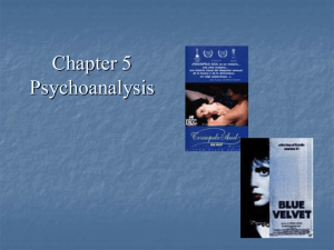 Chapter5 Psychoanalysis