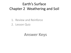 Earth's Surface Chapter 2