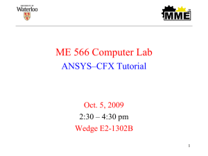 Overview of ANSYS-CFX