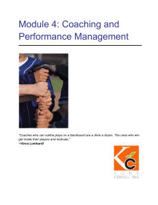 Module 4: Coaching and Performance Management (Word)