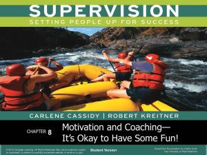 Supervision - Cengage Learning