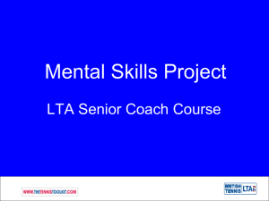 Mental Skills Project