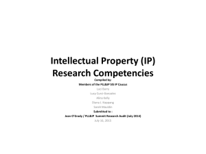 IP Research Skills Audit