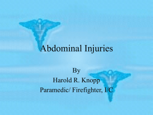Abdominal Injuries - Hatzalah of Miami-Dade