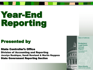 Year-End Financial Reports Training