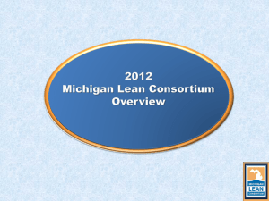 MLC Overview 2012 - Michigan Lean Consortium