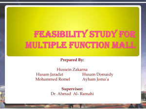 Feasibility Study of Multiple Function Mall - An