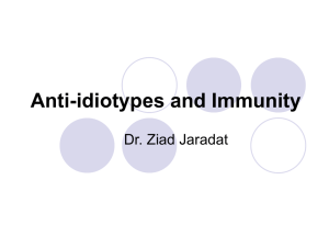 Anti-idiotypes and Immunity
