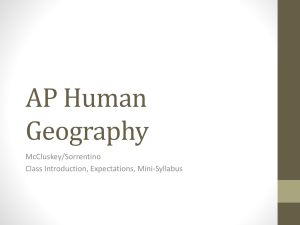 AP Human Geography