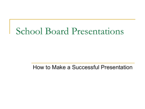 How to Make a Successful Presentation