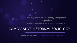 Historical sociology