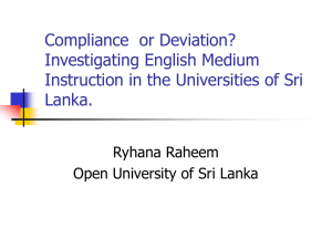 Compliance or Deviation? Investigating English Medium Instruction