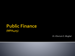 Public Finance MPA405