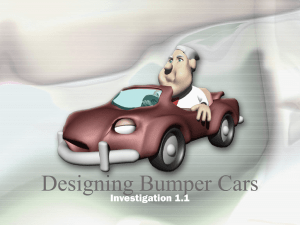 Designing Bumper Cars