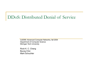 Defending against Flooding-Based Distributed Denial-of