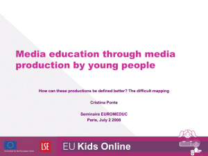 PowerPoint - Second European congress on media literacy