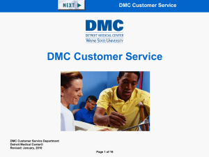 DMC Customer Service - Detroit Medical Center