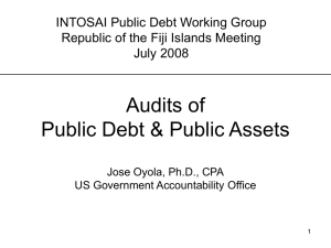 Audit of Short-Term Debt - Working Group on Public Debt