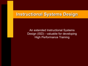 Instructional Design Module - E