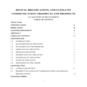 View Chapter one and Table of Content