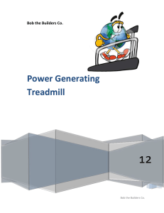 Power Generating Treadmill