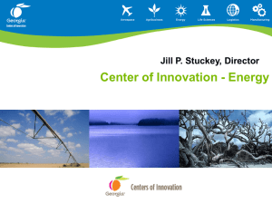 Center of Innovation - Energy