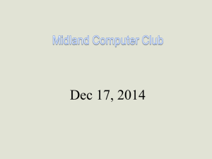 Dec 17, 2014 - Midland Computer Club