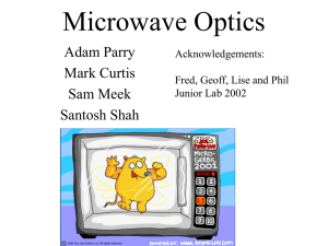 Microwave Optics