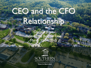 CFO/CEO Board Relationships by Gordon Bietz
