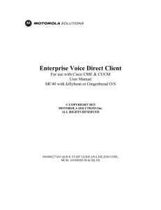 Enterprise Voice Direct Client