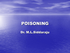 Poisoning