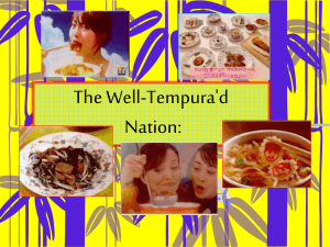 Well-Tempura'd Nation