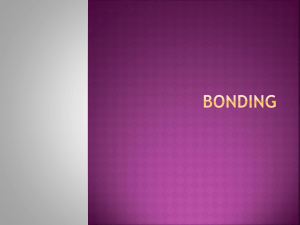 Bonding - Chemistry